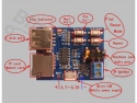 MP3 player with  2W mono amplifierr (USB stick/ MicroSD card)